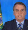 Jair Bolsonaro durante pronunciamento oficial