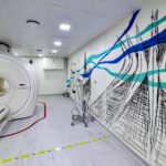 Fachada do Hospital de Base com obras de modernização em andamento.